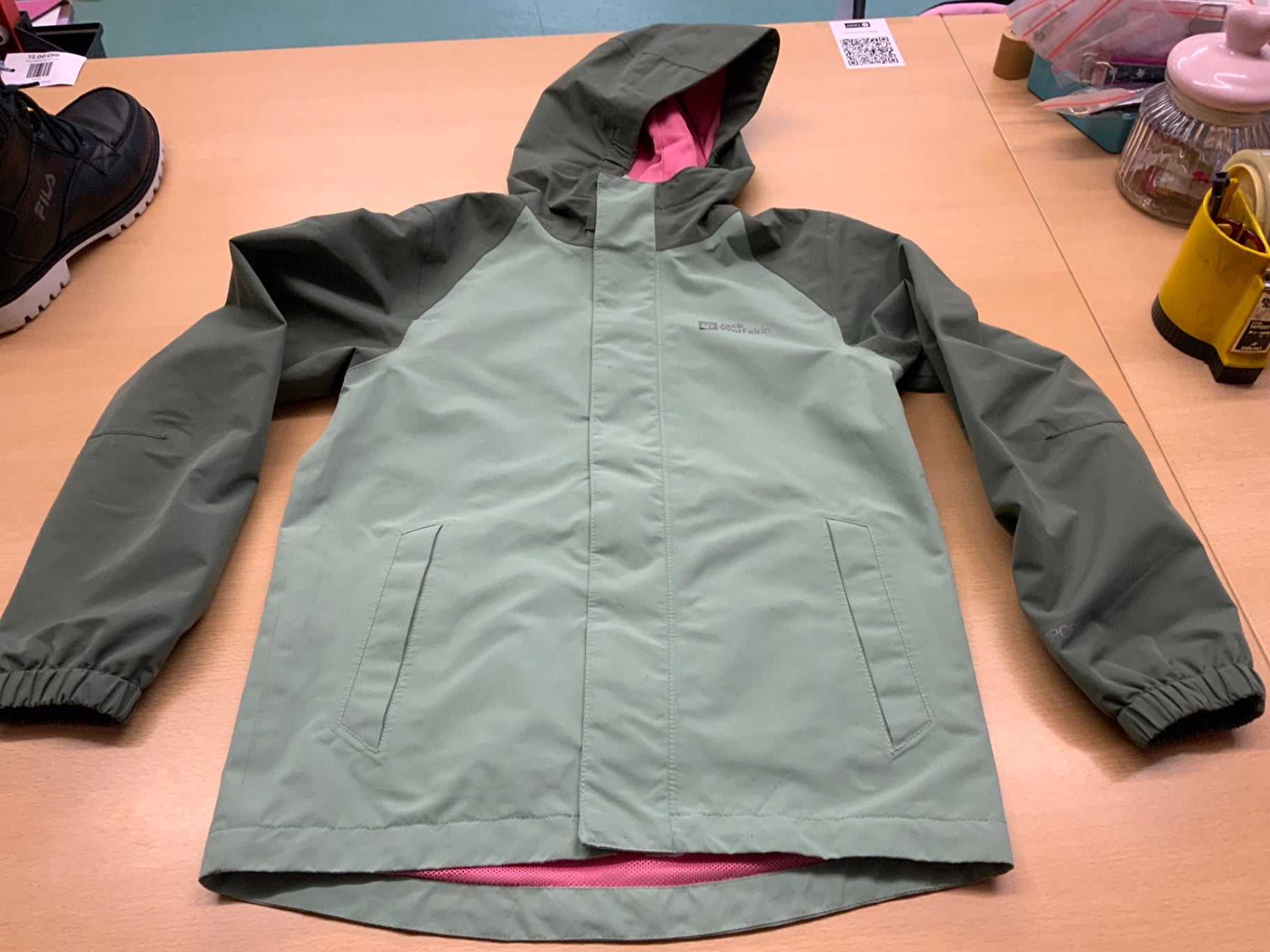 Jack Wolfskin Regenjacke 140 Grün