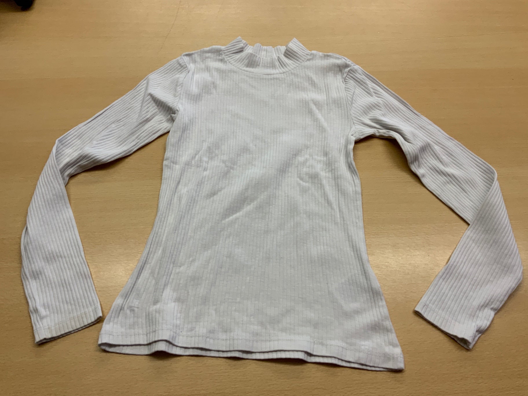  Langarmshirt 146/152 Weiß
