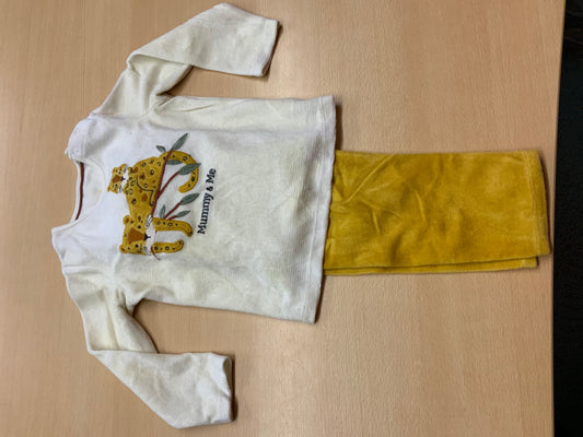 2-Teiler 98 Beige, Gelb, Grün