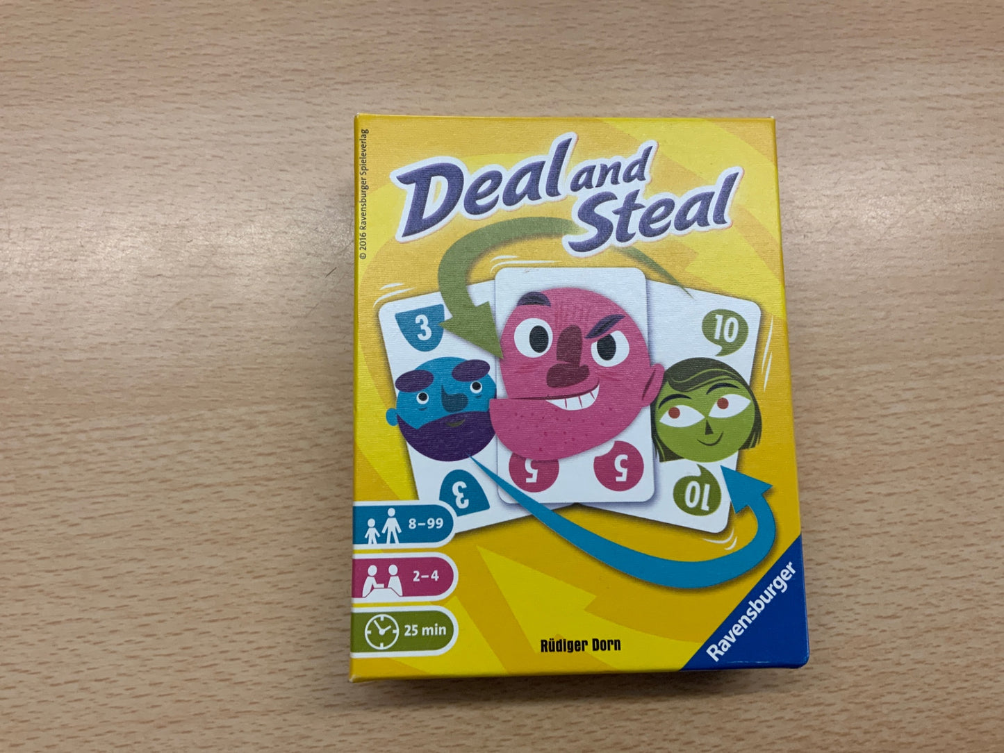 Ravensburger Gesellschaftsspiel Deal and Steal Bunt