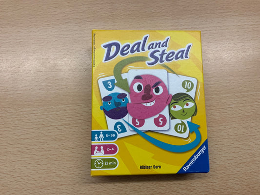 Ravensburger Gesellschaftsspiel Deal and Steal Bunt