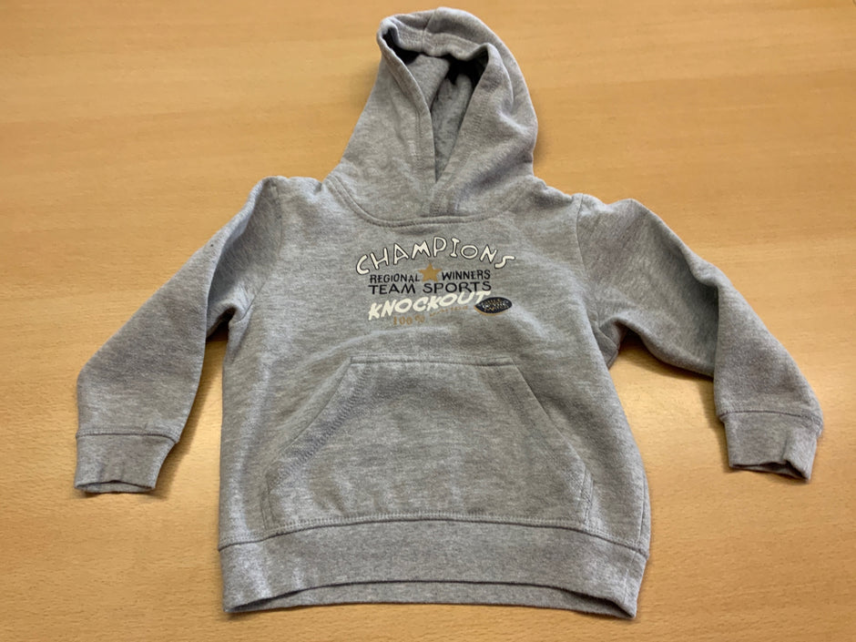 Hoodie 86/92 Grau