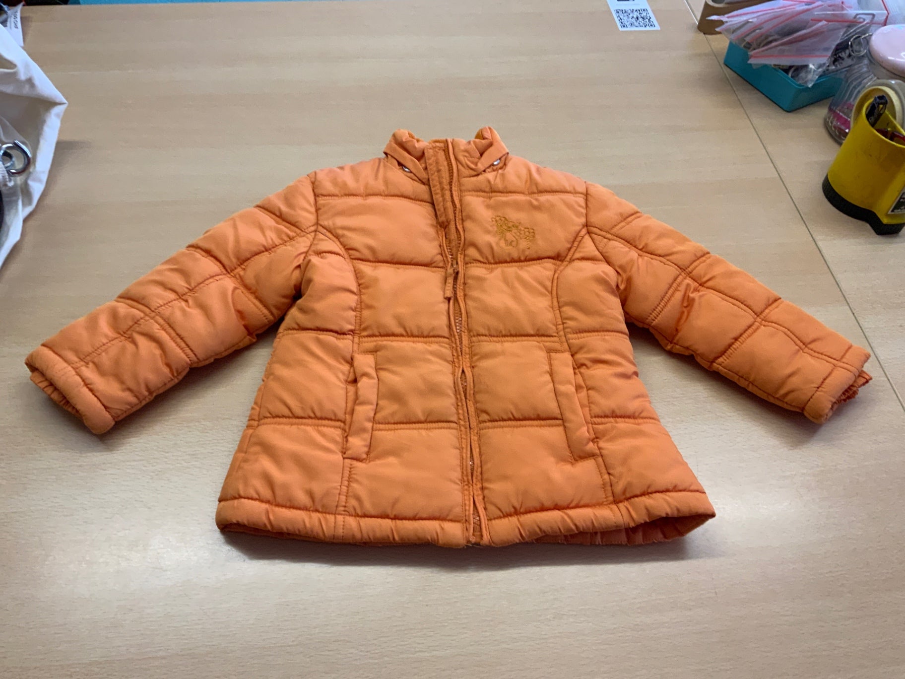 Winterjacke 98 Orange