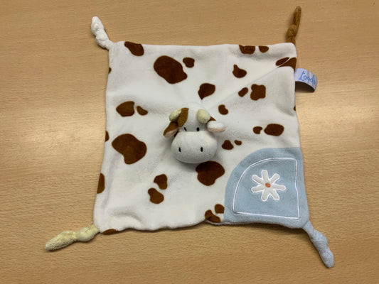 Loodo Baby-Schmusetuch Weiß, Braun, Beige