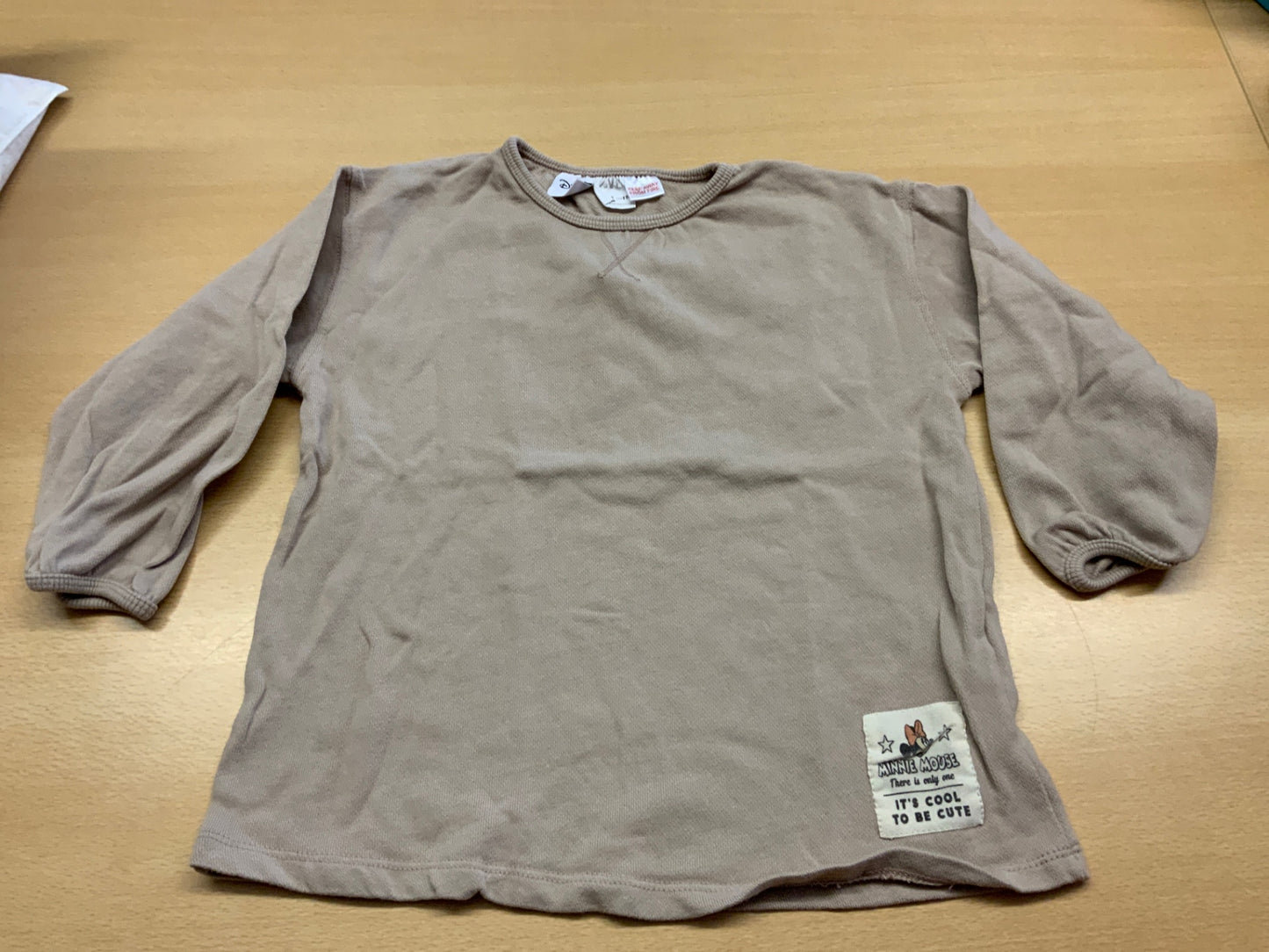 Minnie Mouse Pullover 110 Beige