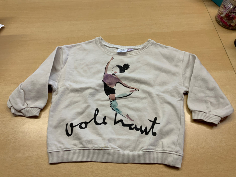 Sweatshirt 110 Cremefarben