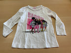 Langarmshirt 110/116 Weiß