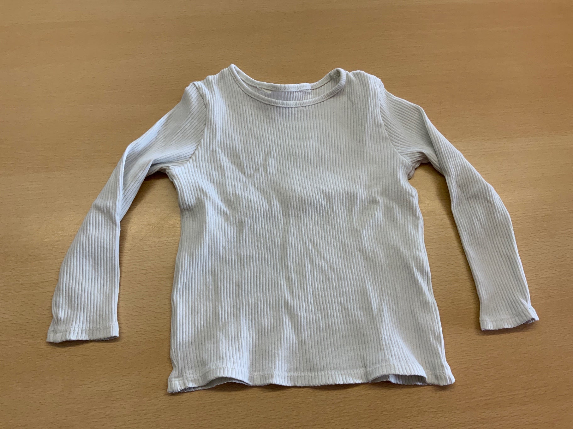  Langarmshirt 98/104 Weiss