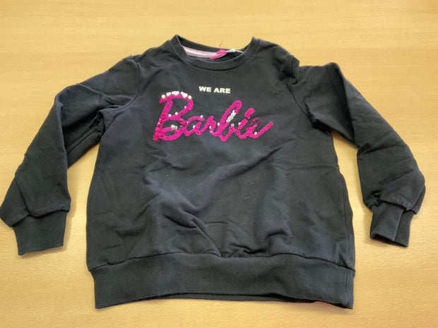  Sweatshirt 110/116 Schwarz