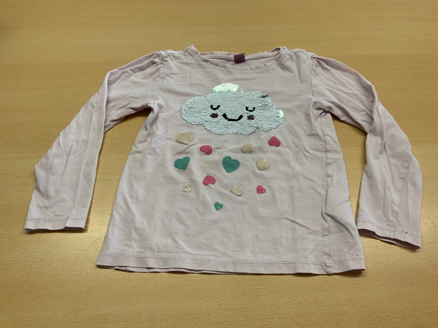 Langarmshirt 122 Rosa