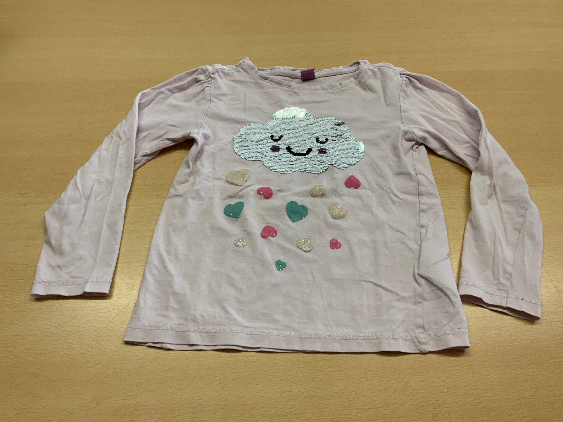 Langarmshirt 122 Rosa