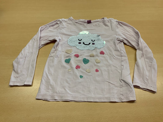 Langarmshirt 122 Rosa