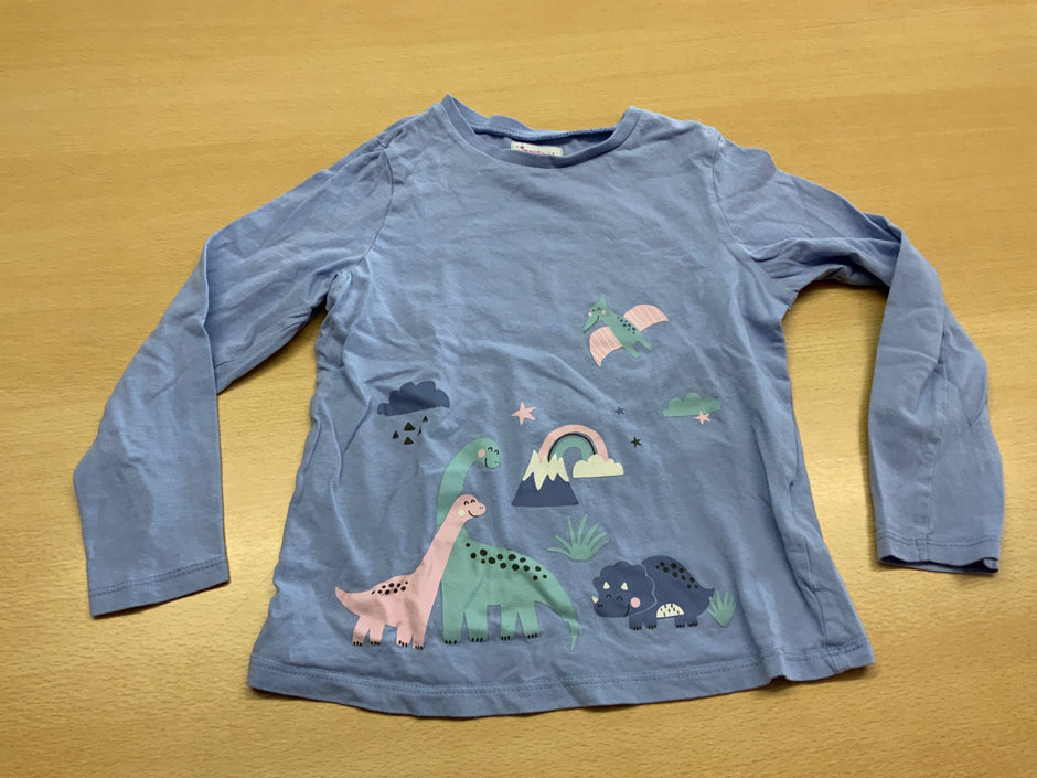 Langarmshirt 116 Blau