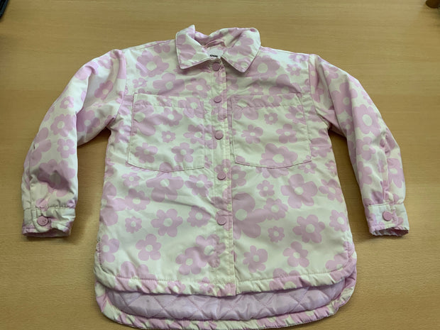 Sinsay Jacke 122 Weiß und Rosa