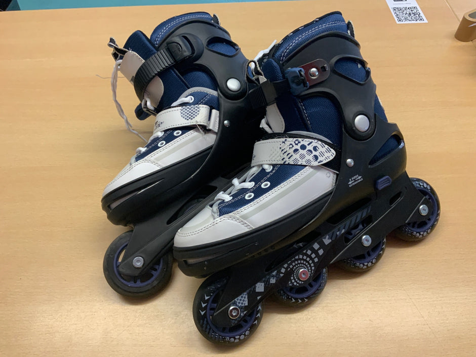  Skates 37 - 41 Blau und Weiß