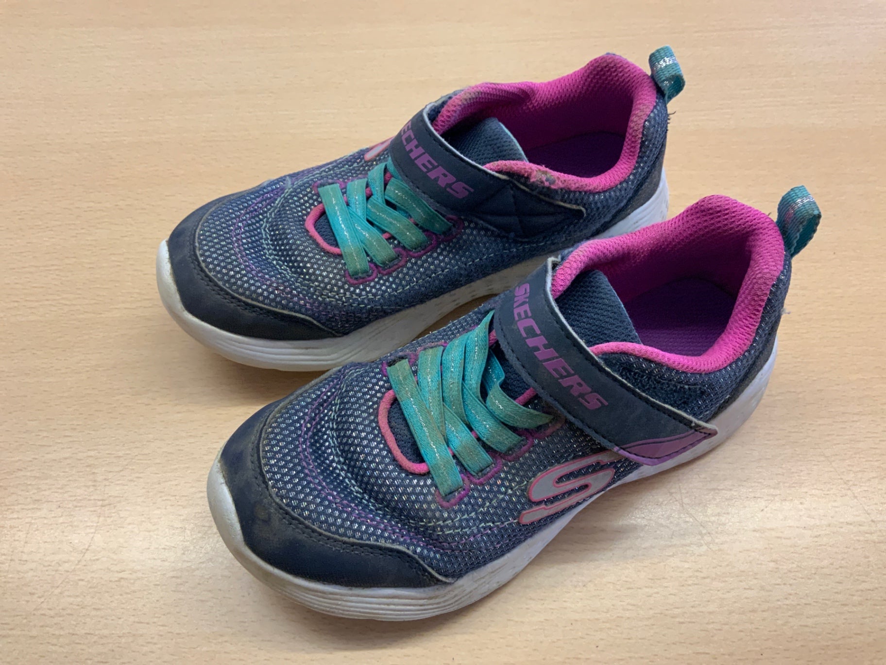 Skechers Sneaker 30 Dunkelblau, Pink, Türkis