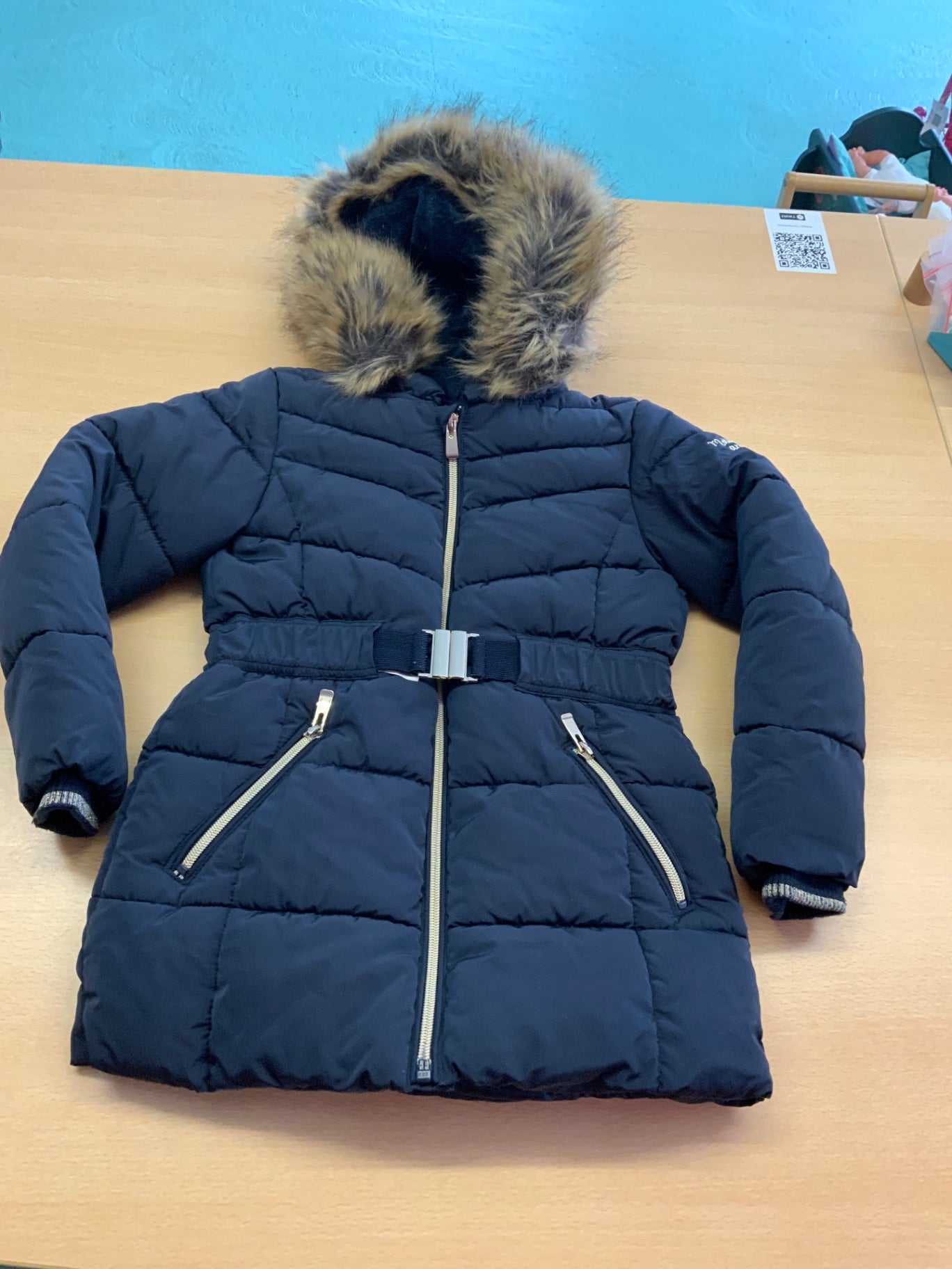 Winterjacke 122 Marineblau