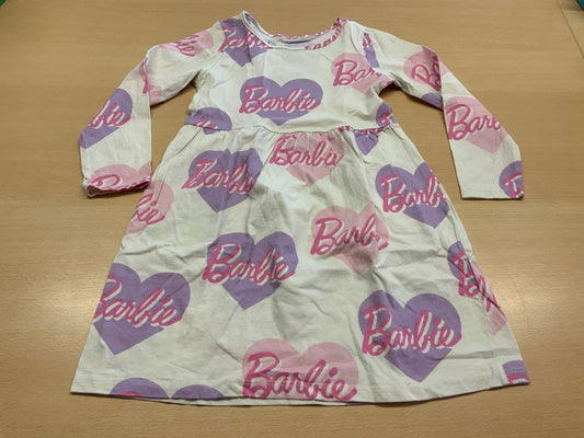 Kleid 110/116 Weiß, Rosa, Lila