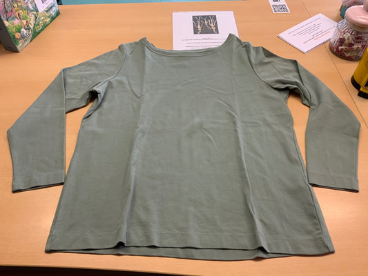  Langarmshirt L Blassgrün