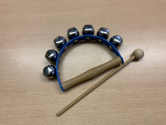  Musik Spielzeug Blaue, silberne und natürliche Holzfarben