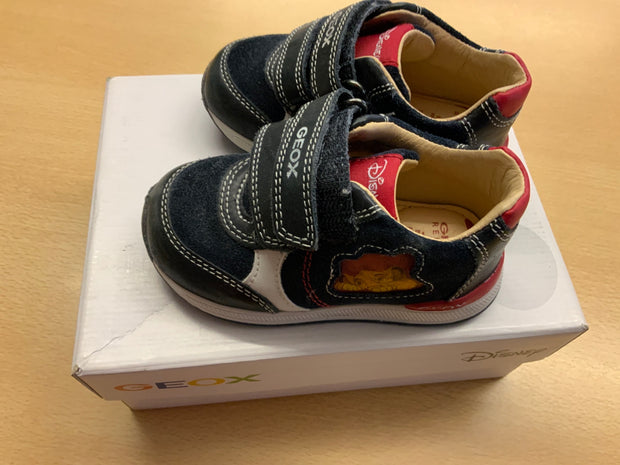 Geox Babyschuhe 21 Schwarz, Weiß, Rot