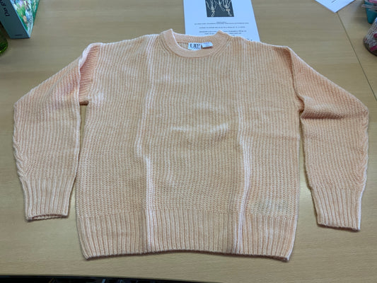 UP2 Strickpullover S Pfirsich
