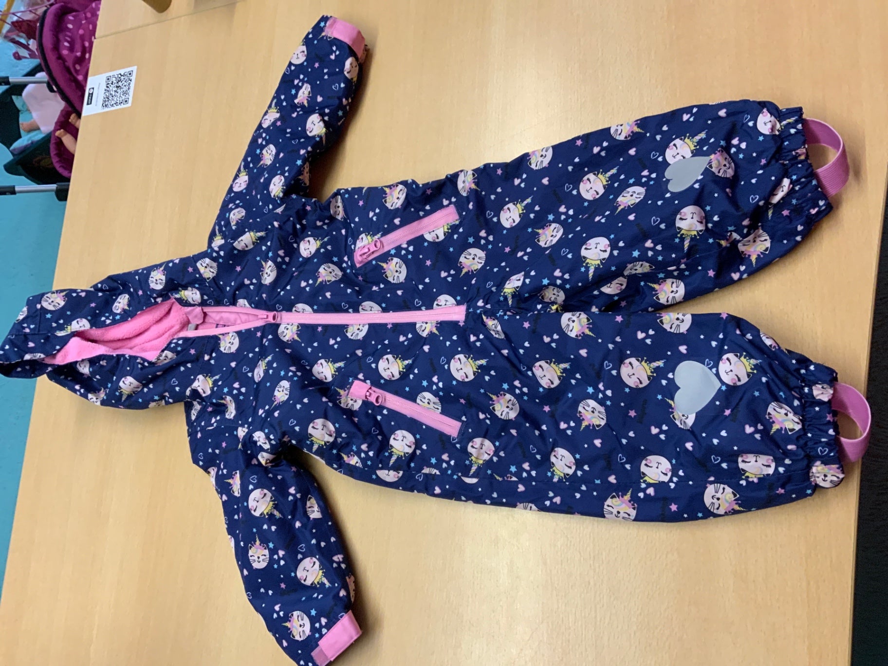  Regenoverall 74/80 Dunkelblau