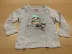 H&M Langarmshirt 104 Creme/Beige