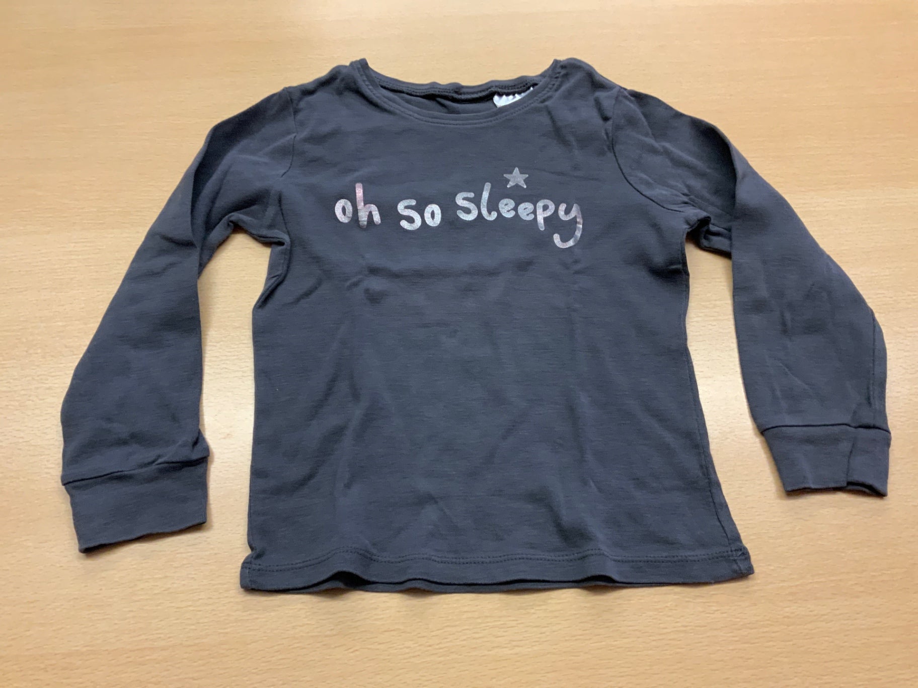  Langarmshirt 104 Grau