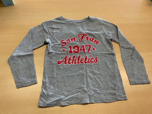 Langarmshirt 128 Grau