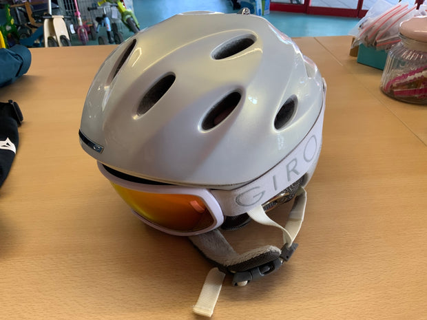 Prima Skihelm mit Brille Weiß