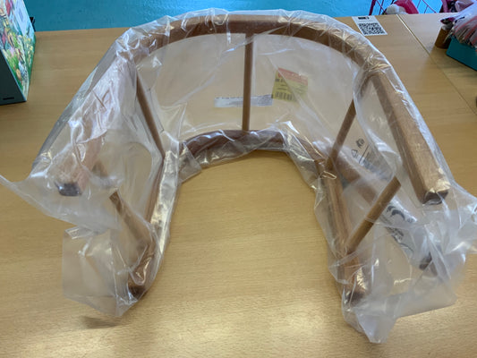 Schlittenlehne Naturholz