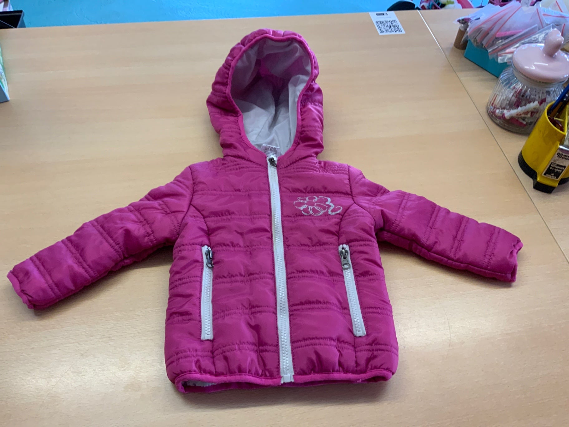 Nicht sichtbar Winterjacke 86/92 Pink