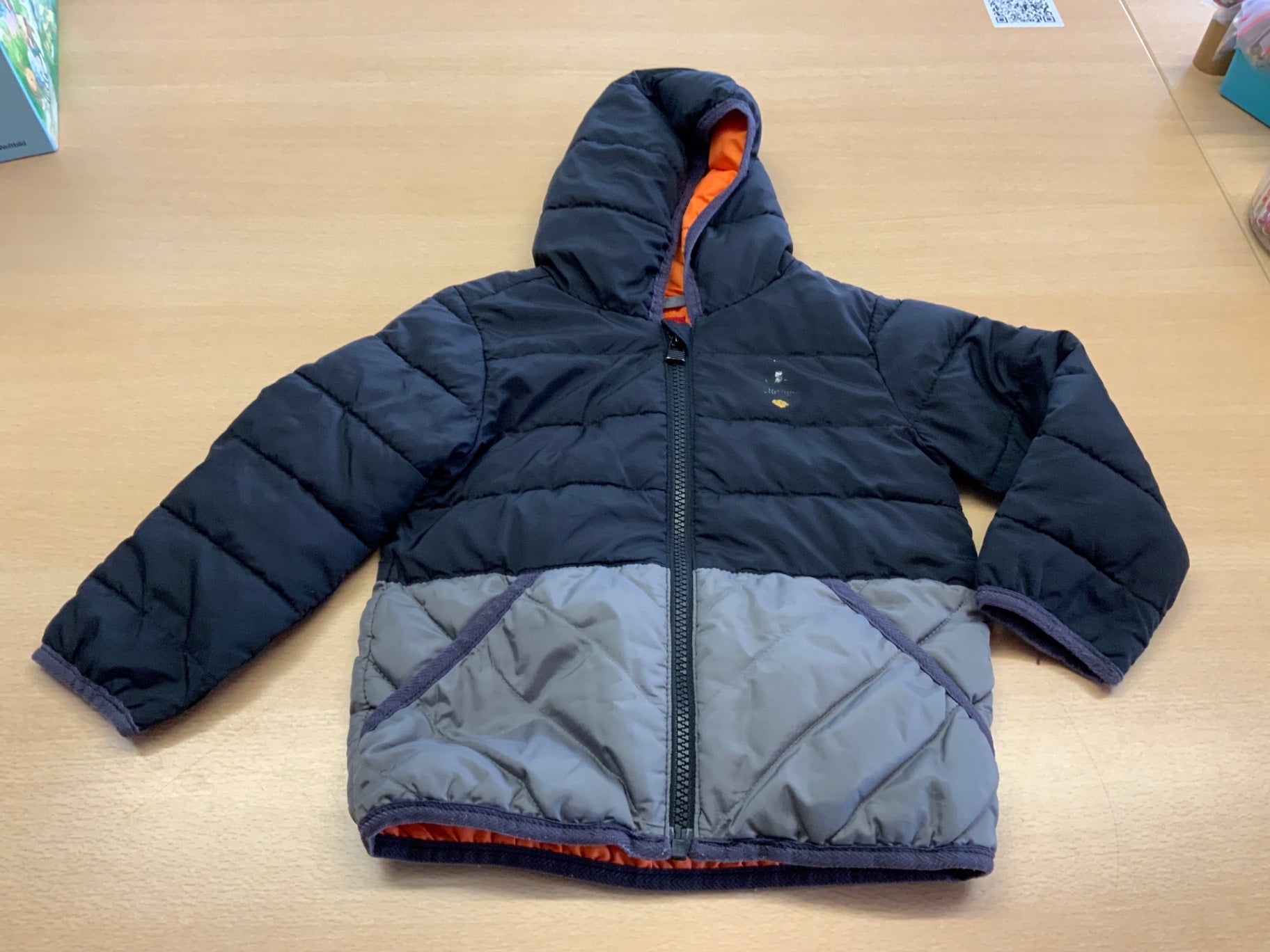 s.Oliver Jacke 86 Dunkelblau, Grau, Orange