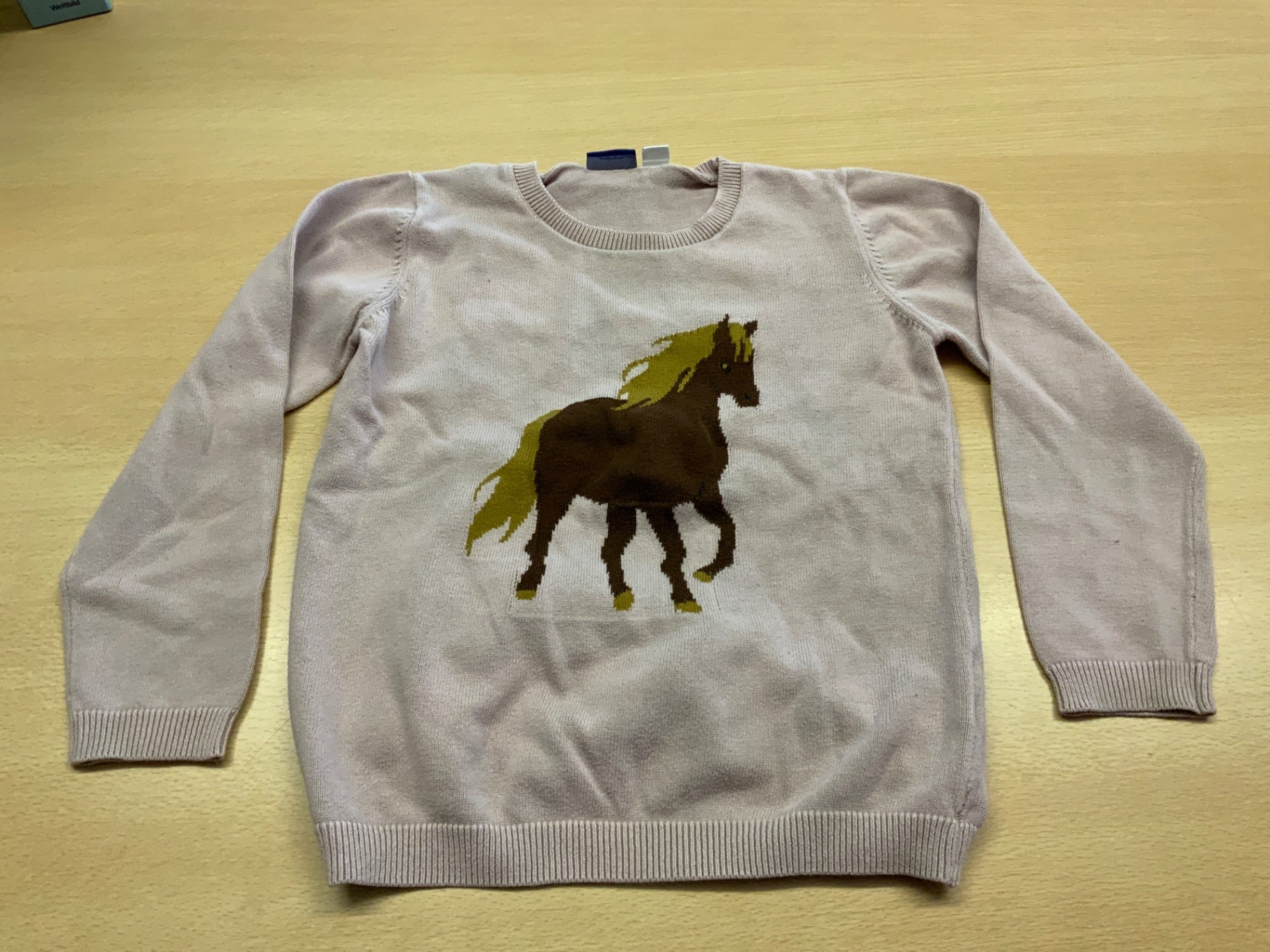 Pullover 110/116 Beige