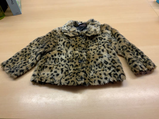 Jacke 92 Beige mit schwarzem Muster