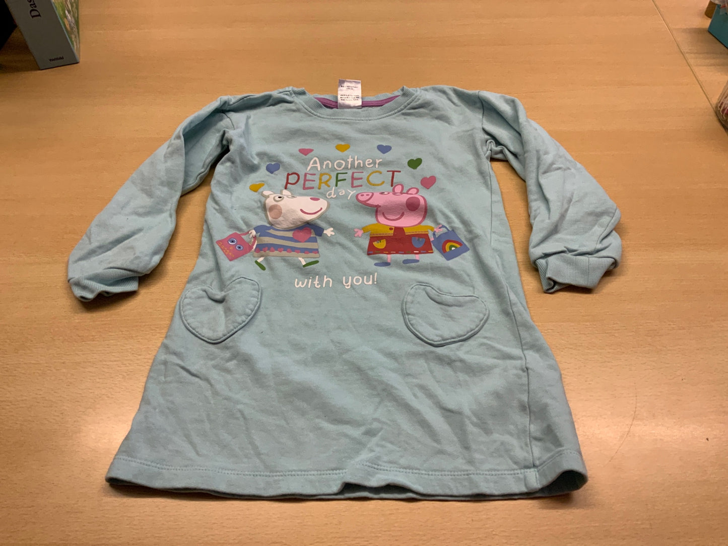  Mädchenkleid 116 Hellblau