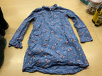 Blusenkleid 128 Blau