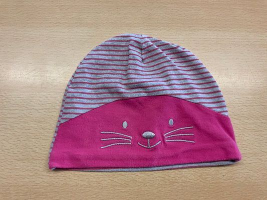 Mütze Grau und Pink