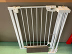 Türschutzgitter mit 3 Verlängerungen Weiß