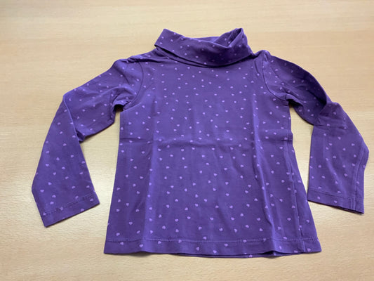 Langarmshirt 98/104 Lila