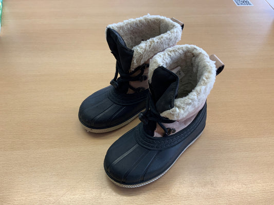  Winterstiefel 28/29 Schwarz, Rosa, Beige