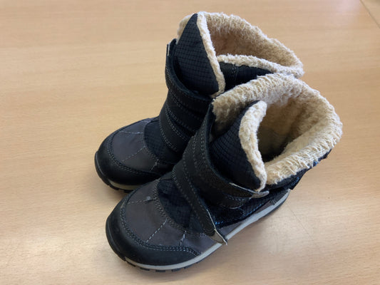  Winterstiefel 29 Dunkelgrau und Schwarz