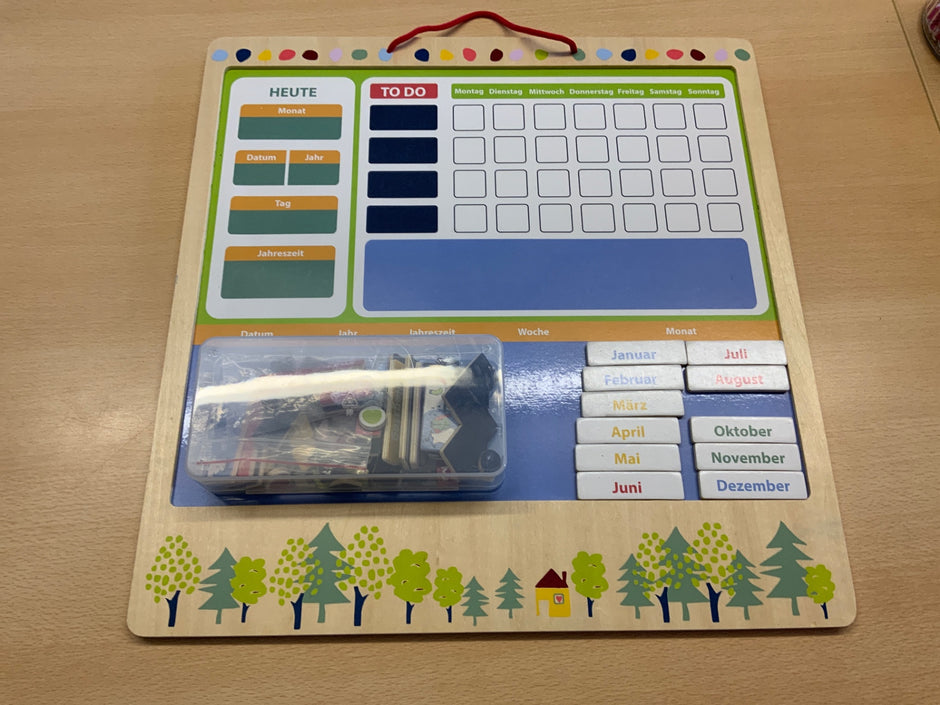 Kalender Verschiedene Farben