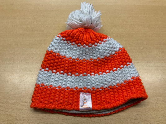  Mütze Orange, Weiß
