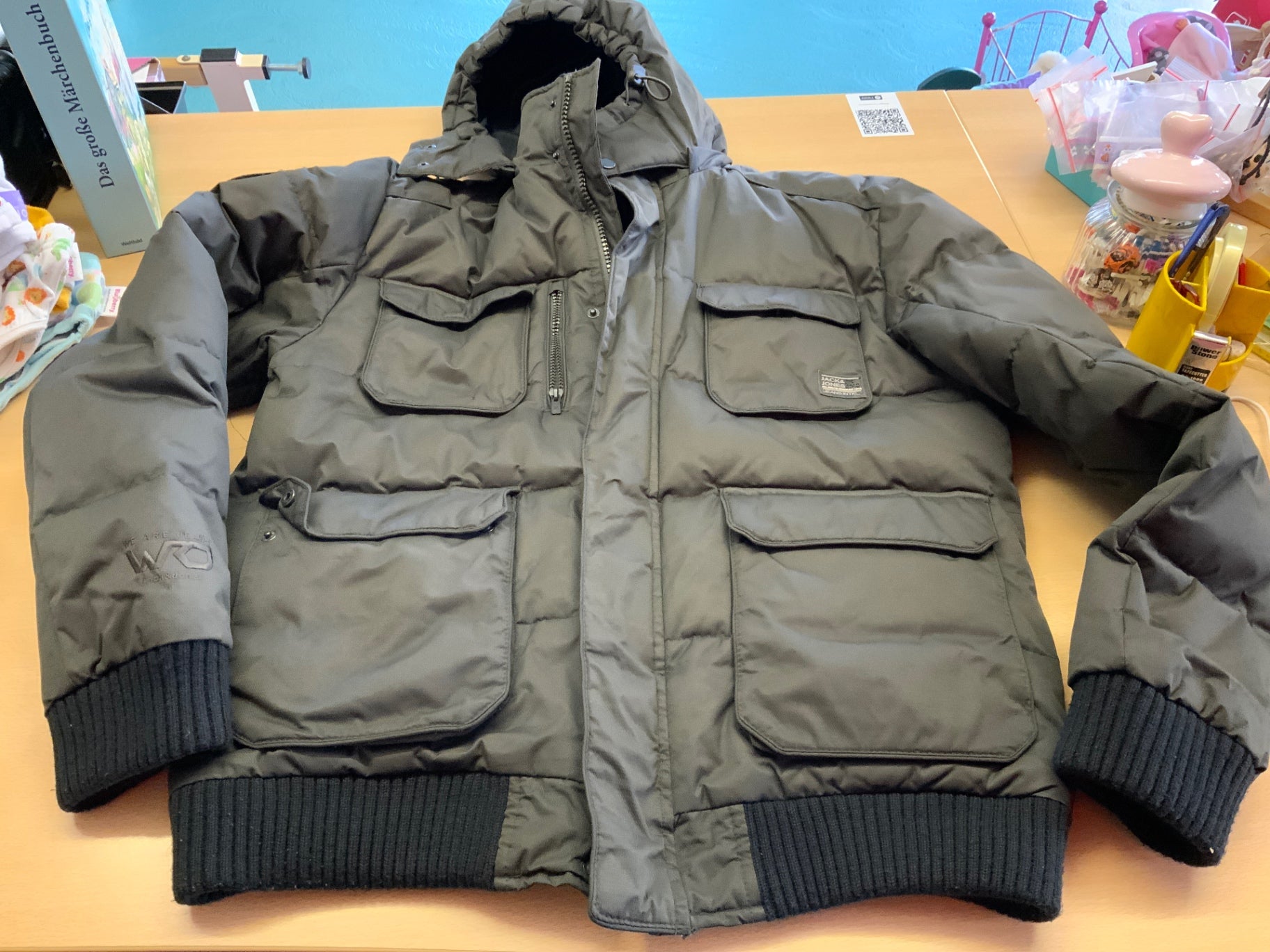 Jack & Jones Winterjacke XL Grau
