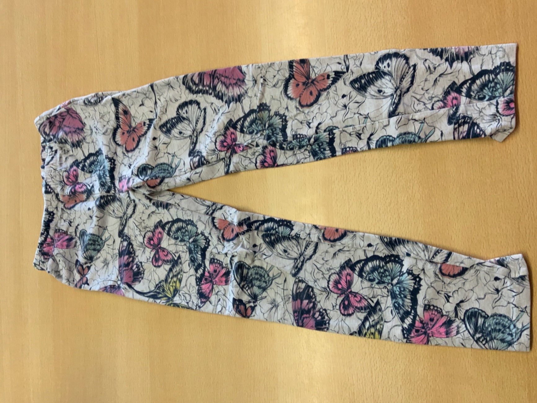  Leggins 128 Mehrfarbig (Weiß, Pink, Blau, Schwarz)