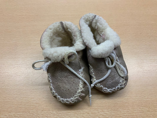 Lammfell-Finkli Beige