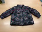 Winterjacke 98 schwarz mit bunten Tupfen