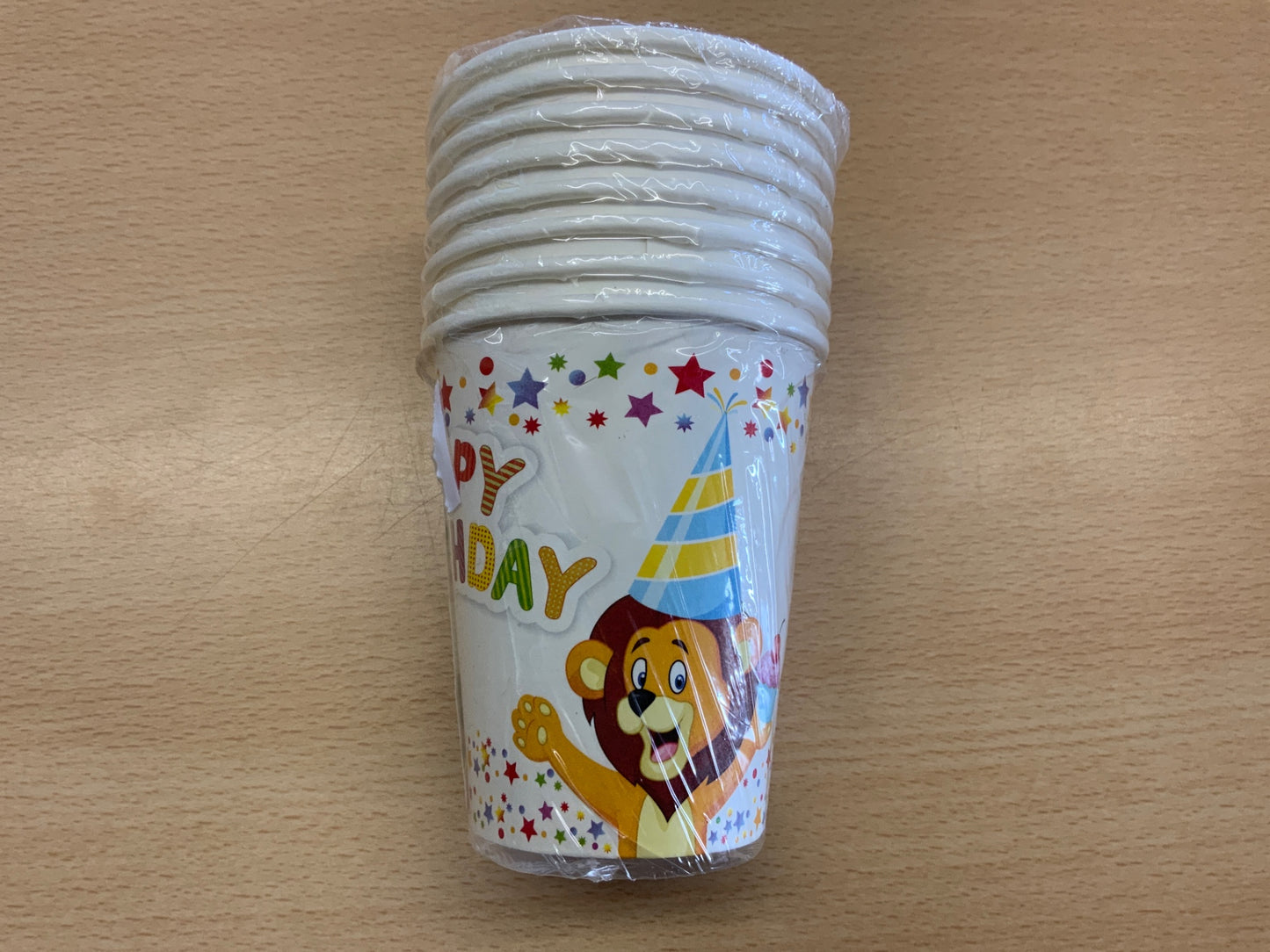  Party Pappbecher Weiß